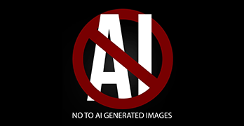 NO TO AI GENERATED IMAGES:  Avanço ou risco aos artistas?